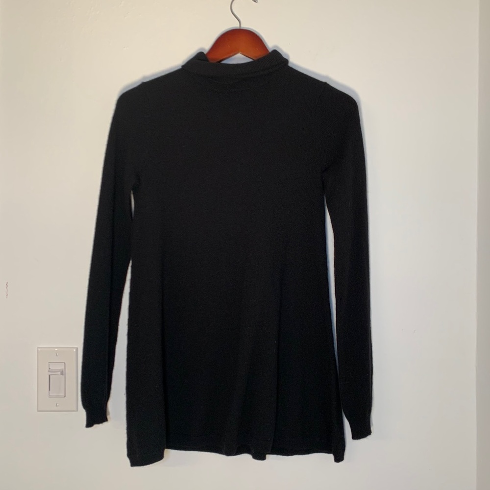 Karoo Mark Eisen Sweater Black TurtleNeck cashmere